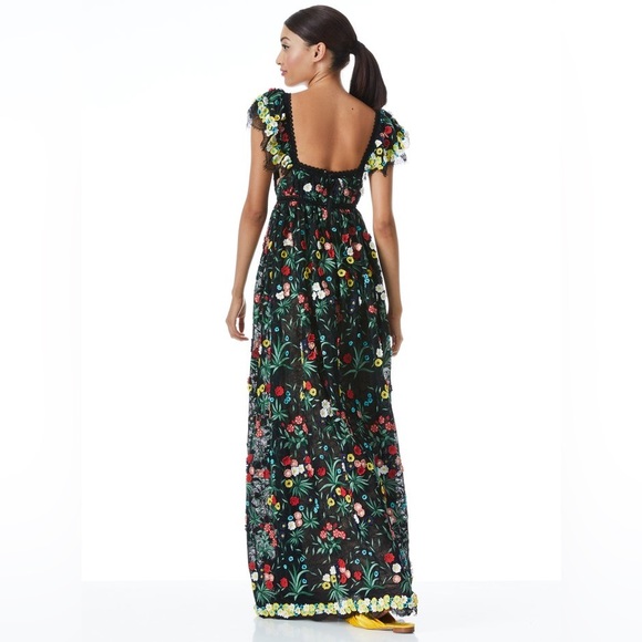 ALICE + OLIVIA - MCKENNA EMBELLISHED EMPIRE WAIST GOWN - NWT - Picture 2 of 6